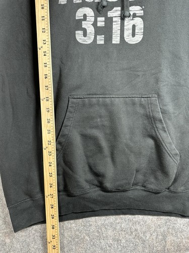 Vintage Stone Cold Austin Hoodie Sweatshirt Black Size XL 3:16 Y2K WWE 2013 Rare - Picture 6 of 8
