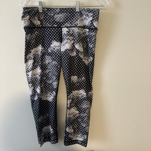 Lululemon Dottie Dream Rose Size 10 Wunder Under Leggings EUC