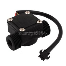 G1/2 Water Flow Sensor Fluid Flowmeter Switch Counter 1-30L/min Meter