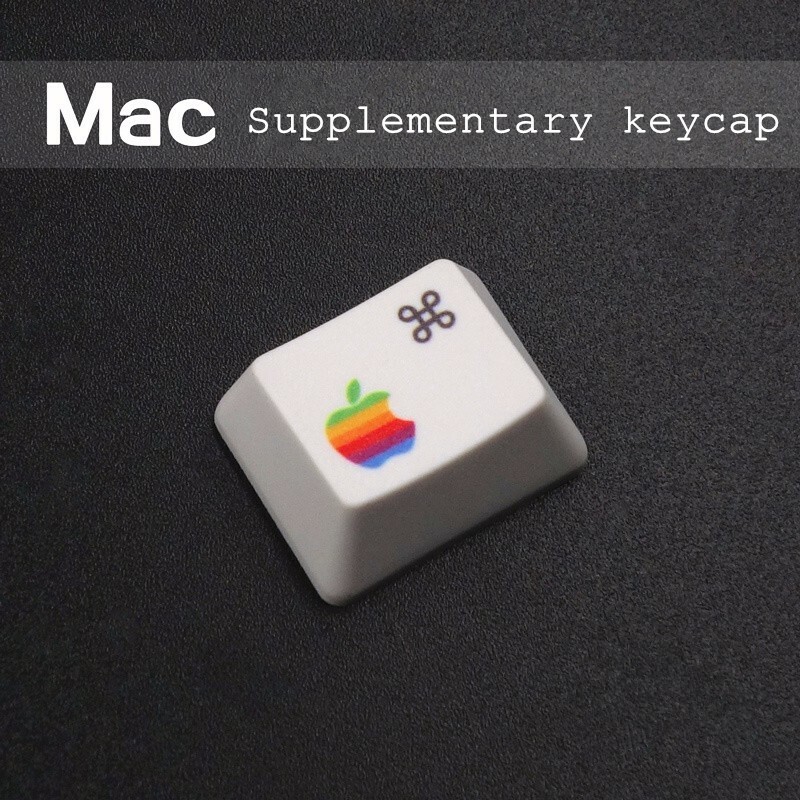 Vintage Apple Logo Keycap Mac Retro Mechanical keyboard R1 Vintage Apple Logo Keycap Mac Retro Mechanical keyboard R1