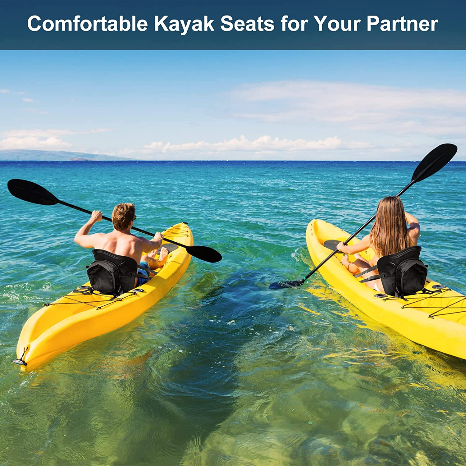 Kayak Seat Padded Clip In, Made by Yakgear MANTA RAY Seat