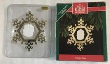 Hallmark Greatest Story #3 1992 Keepsake Ornament Nativity QX4251 Brass