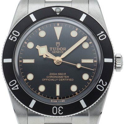 TUDOR Black Bay 54 Watch M79000N-0001 Box Warranty Stainless Steel mensWatch...