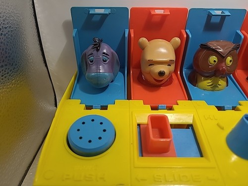 Rare Collectible 1975 Gabriel Disney Winnie the Pooh Pop Up Baby Toy Eeyore Pooh - Picture 2 of 8