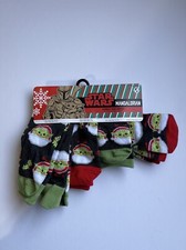Star Wars Mandalorian Family Fun Socks 4 Pairs Man Woman Child Toddler NEW