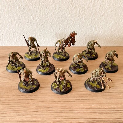 Warhammer Age Of Sigmar - Painted Maggotkin Of Nurgle Army