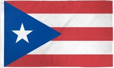 Puerto Rico Flag 3x5ft Poly Flag P.R. Boriqua Pride PR 75D Ultrabreeze