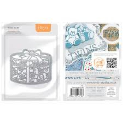 #4718 e - TONIC STUDIOS -  METAL CUTTING DIES  -  FANCY HAT BOX DIE