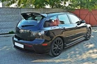 Cup roof spoiler approach black for Mazda 3 MPS roof edges spoiler attachment ABS *.