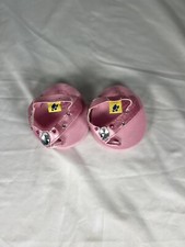 Build A Bear SANDALS Light Pink Rhinestone Flip-Flops Teddy Shoes