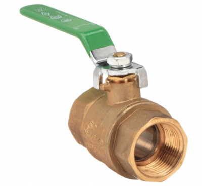 BUGATTI  LEAD-FREE BRASS BALL VALVE, FNPT x FNPT, 3/8'' PIPE, 32H995