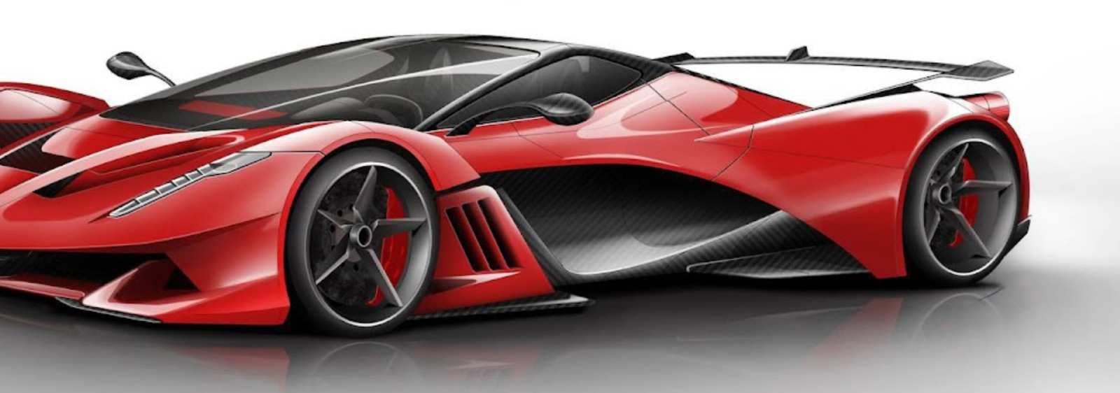 FERRARI Race Car HyperCar SuperCar Le Mans Concept Custom Built1:12SCALE MODEL