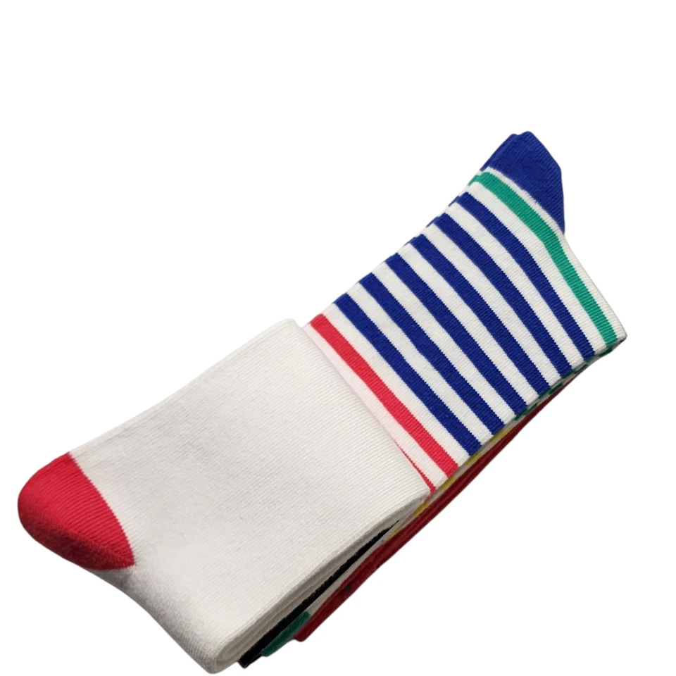 Tommy Hilfiger Niñas Novedad Divertido Crew Pantalón Calcetines Talla M 3 Pares Foto 4 de 4