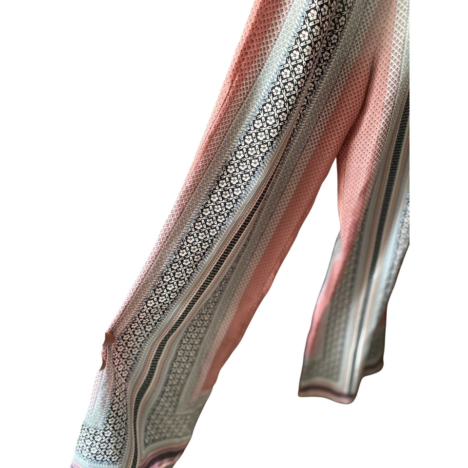 Mono halter fuego pierna ancha estampado bohemio sin mangas mameluco verano talla S Foto 2 de 4