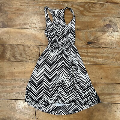 green emerald velvet dress Black & White Stripe Flare Dress main image 1