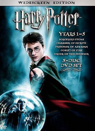 Harry Potter Years 1-5 (DVD, 2008, 5-Disc Set, Widescreen) for