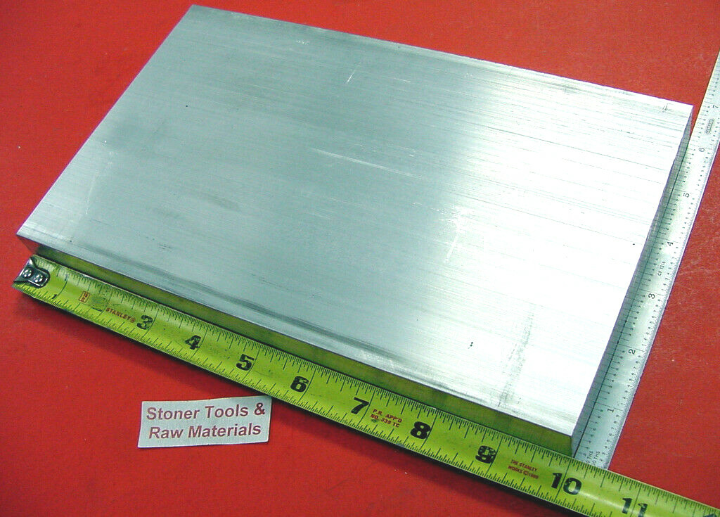 1.5" X 6" X 10" 6061 T6511 Aluminum Flat Bar - Solid Extruded Mill Stock