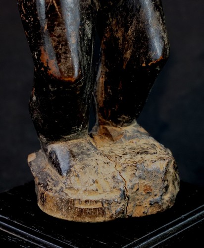 Art Africain - Authentique Epoux Mystique Baoulé Blolo Bian sur Socle 31,5 Cms - Photo 11 sur 14