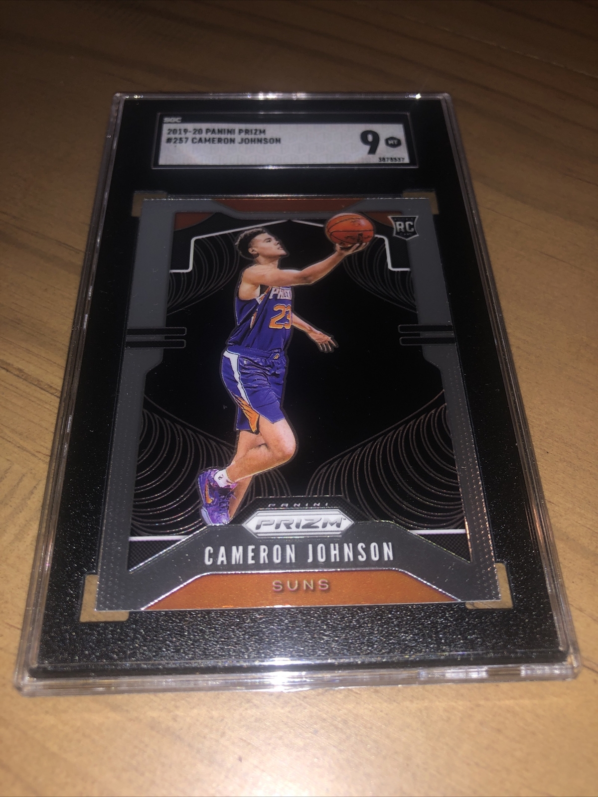 2019-20 Panini Prizm #257 Cameron Johnson SGC 9 Rookie RC Suns