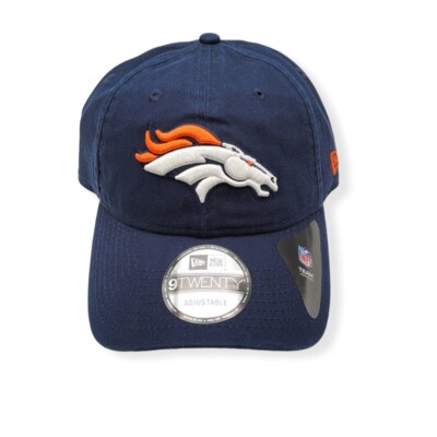 New Era Denver Broncos 9Twenty Core Classic Twill Navy Adjustable Strap Hat Cap