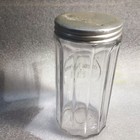 Vintage original Hoosier (HMCo logo) CREAM of TARTAR  Spice Shaker Jar — photo 3