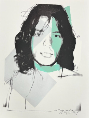 Andy Warhol Mick Jagger 138 print, # Ltd.ed Numbered - 1975 NYC unframed