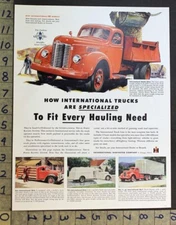 1947 INTERNATIONAL KB-6 DUMP TRUCK HAUL BOTTLE TANK SPRINKLER TRACTOR AD 35464