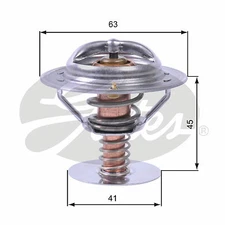 GATES TH43080 Thermostat, Coolant for GAZ,KAMAZ,UAZ