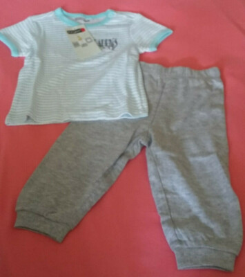 Ergee Baby 2 Teiler Shirt Hose Daddy´s hero Elefant 74 neu