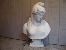 J HENRY HASELTINE- AMERICA HONORING HER FALLEN BRAVE- Marble Sculpture Civil War