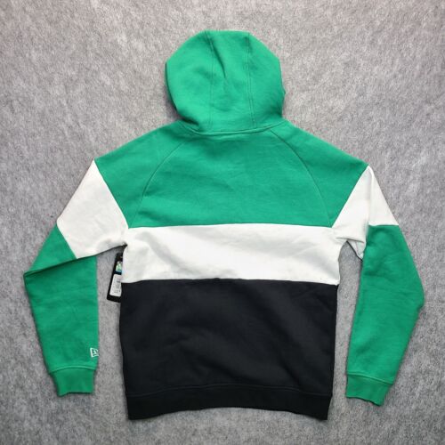 New York Jets New Era Throwback Hoodie Men Medium Colorblock Retro NFL Stripe - Picture 3 of 9