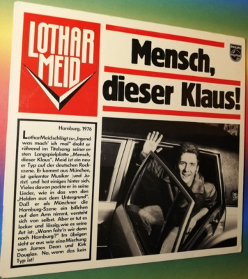 Lothar Meid - Mensch, dieser Klaus! LP mit Poster/ O 780