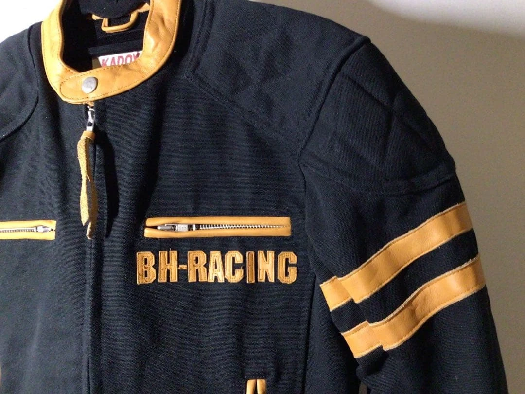 KADOYA BLACK HORSE Custom Order Riders Jacket S Size - product detail image 4