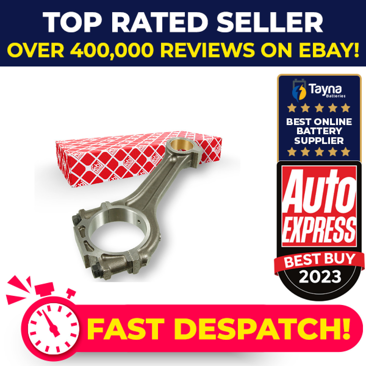 Connecting Rod 35873 Febi A4030301720 A4220300220 A4220300320 A4220300420 New