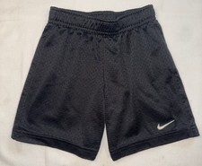 Nike Boys Shorts Black Mesh Youth Size 4T 3-4 Yrs.