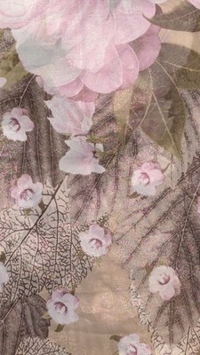 Beige Somali Dirac Stoff Gold Schimmer Blumenmuster Kleid Hochzeit Party Eid