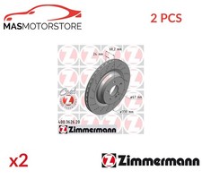 BREMSSCHEIBEN SATZ PAAR HINTEN ZIMMERMANN 400362620 2PCS P NEU OE QUALIT&Auml;T