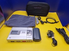 Portable Sony Minidisc Recorder - Silver - MZ-R50 With wired Remote