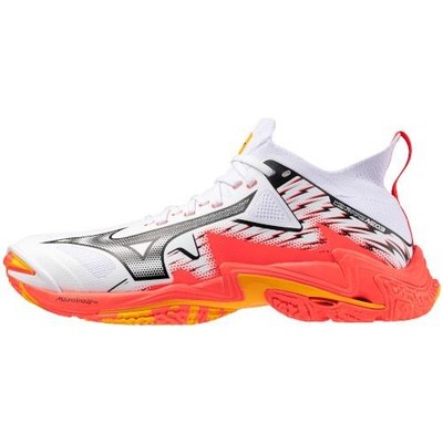 MIZUNO WAVE LIGHTNING NEO MID - WHITE/ORANGE - V1GA240298