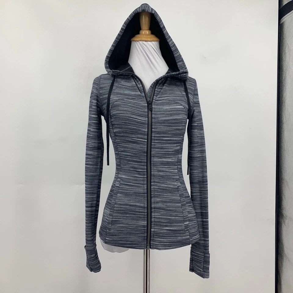 Chaqueta Lululemon Mujer 4 Multi Capucha Define Nulu Space Dye Cremallera Completa Ventilada Foto 3 de 4