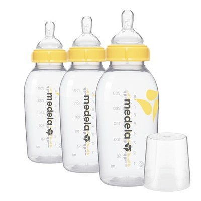 Medela Breast Milk Storage & Feeding Bottles - 3 Pack (8 Ounce)