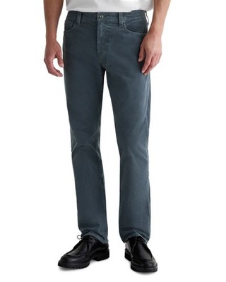 AG Slim Straight Cotton Blend Jeans Men 36x34 After Dusk Zip Fly Button Closure
