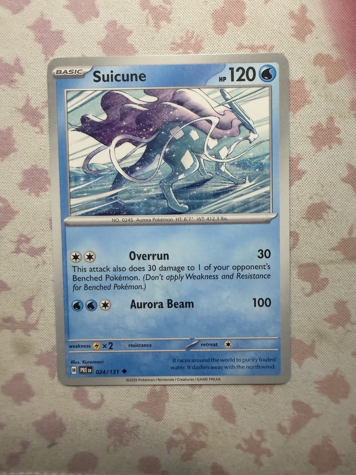 Suicune Uncommon SV: Prismatic Evolutions 024/131 NM