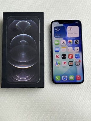 Apple iPhone 12 Pro Blau 128GB Entsperrt BH 82% Sehr Guter Zustand 
