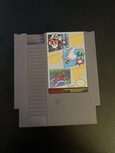 1988 SUPER MARIO BROS/DUCK HUNT/TRACK MEET VINTAGE NES NINTENDO VIDEO GAMES