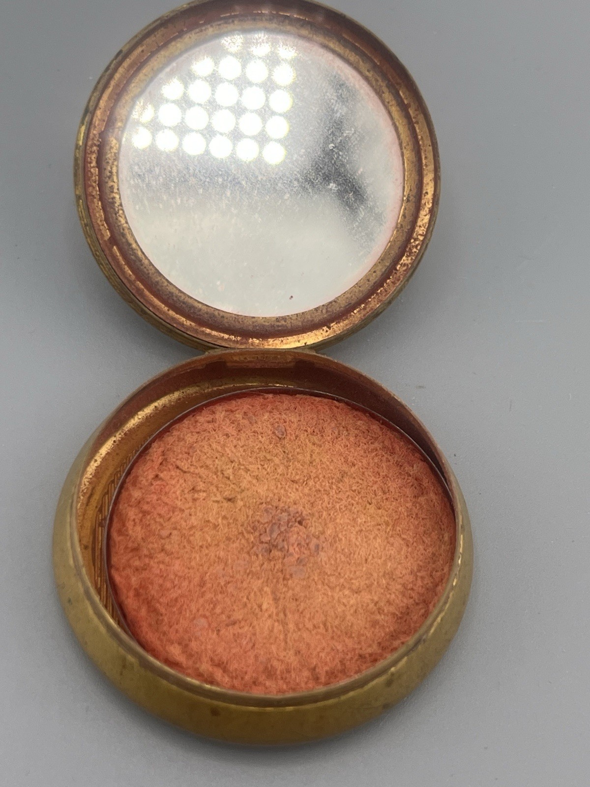 Mini Merror CARA NOME- Langlois Art Deco Rouge Compact with Mirror- Los Angeles '30 ...