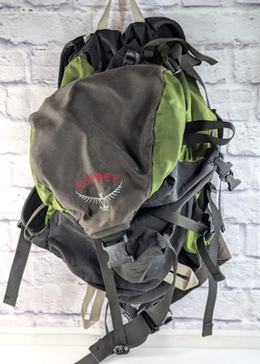 osprey aether 36 internal backpack HTF! AETHER 36🇺🇸Osprey Backpack Green Made in Colorado Hiking Camping  *READ*