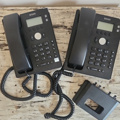 Lot of 2 Used Snom Technology D120 Snom Entry Level Corded Ip Phone