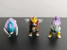 Pokemon Mini Figure Lot (3) - Entei, Raikou, Suicune - Vintage Tomy Nintendo Toy