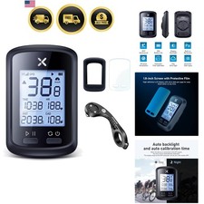 G Wireless Bike Computer, GPS Cycling Speedometer and Odometer with Bluetoot...